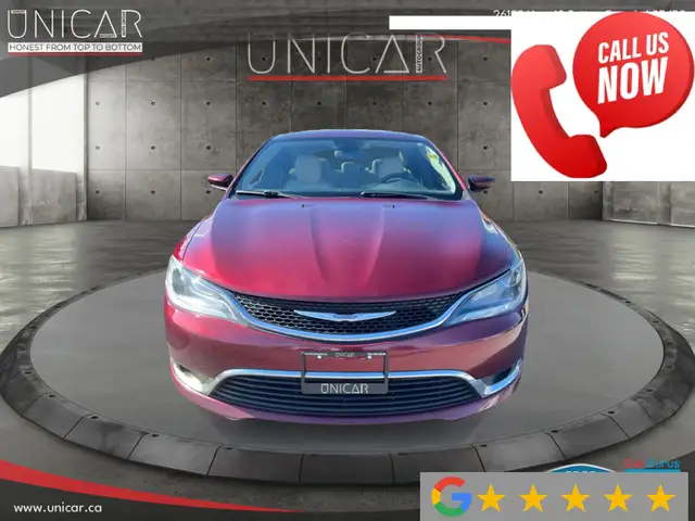 2017 Chrysler 200 No-Accidents Limited Leather Seats Backup Cam  in Cars & Trucks in Markham / York Region - Image 3