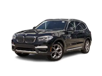 2021 BMW X3 xDrive30i 2.0L I4 TwinPower Turbo 4D Sport Utility AWD 8-Speed Automatic Jet Black Ambie...