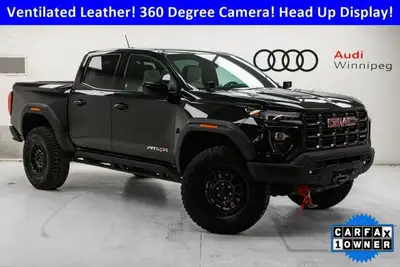 Save over $11,900 + tax from new on this ultra rare and very sinister looking 2024 GMC Canyon Crew C...