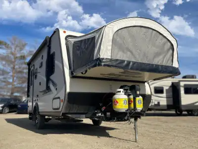 Floor Plan: Hybrid Family Trailer Aftermarket and high value features: I 2 QUEEN SIZE FOLD DOWN BEDS...