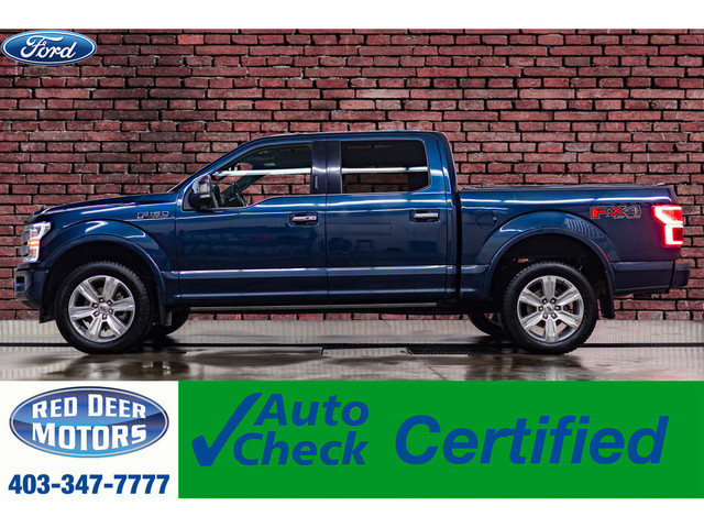 2019 Ford F-150 4x4 Super Crew Platinum FX4 Leather Roof Nav BCa in Cars & Trucks in Red Deer