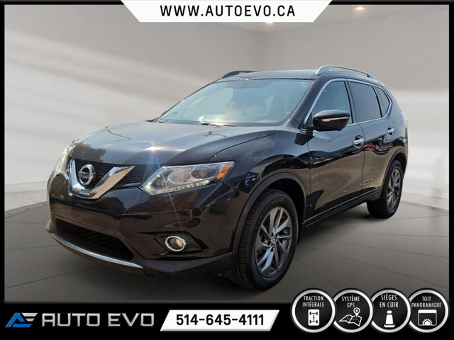 2016 Nissan Rogue SL AWD * GPS * TOIT PANO * CUIR * CAMERA * MAG in Cars & Trucks in City of Montréal