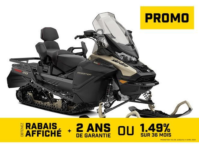 2024 Ski-Doo EXPEDITION LE 24'' 900 ACE Silent Cobra 1.5'' E.S. in Snowmobiles in West Island