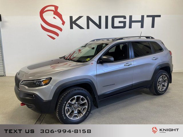 2021 Jeep Cherokee Trailhawk Elite I HEATED SEATS I LEATHER I in Cars & Trucks in Moose Jaw