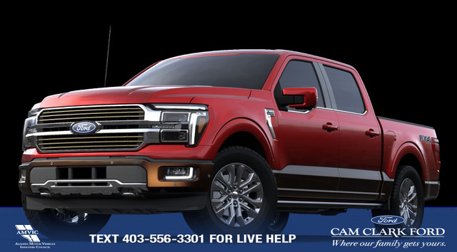 2024 Ford F-150 King Ranch DARKENED BRONZE ACCENTS * BLUECRUI... in Cars & Trucks in Red Deer