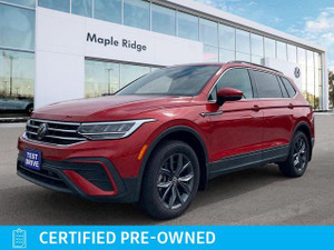2024 Volkswagen Tiguan Comfortline | Sunroof Package | 3rd Row Package | Blind Spot | Adaptive Cruise | Backup Cam