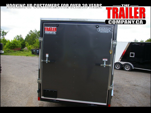 2023 6X12 CARGO TRAILER, 78" RAMP, STEEL, CHARCOAL, 2990GVWR in Cargo & Utility Trailers in Napanee - Image 4