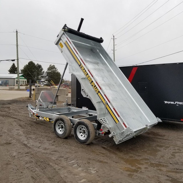 2022 MaxiRoule 6x12 Galvanized Dump Trailer Cargo & Utility Trailers