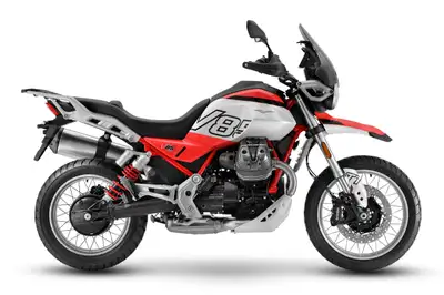 2025 Moto Guzzi V85 TT $14,990 + $800 Freight + $400 PDI + HST + Licensing Colour: Rosso Fuji 2-year...
