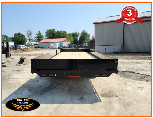2025-8.5 x 24' Deck Over-Flat Deck trailer drop down sides-remov in Cargo & Utility Trailers in Mississauga / Peel Region - Image 3
