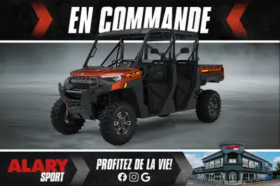 Ce CÔTE-À-CÔTE POLARIS RANGER CREW XP 1000 PREMIUM 2025 est disponible DÈS MAINTENANT! Contactez-nou...