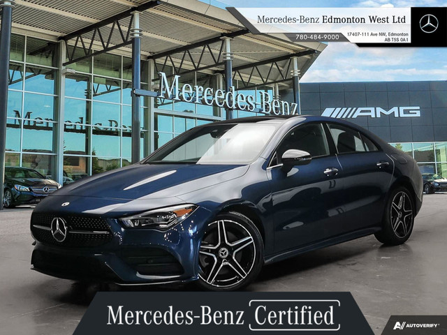 2023 Mercedes-Benz CLA 250 4MATIC Coupe - Low Kilometers - Execu in Cars & Trucks in Edmonton