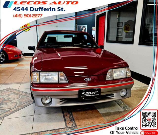 1988 Ford Mustang GT Extremely Low KMs/Collectors Quality/Man... in Cars & Trucks in City of Toronto