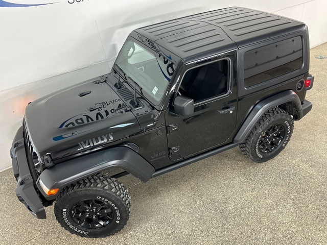 2021 Jeep Wrangler Willys WILLYS/V6/43KM/TARGA/AUTO/BLACK/OFF... in Cars & Trucks in Belleville - Image 2