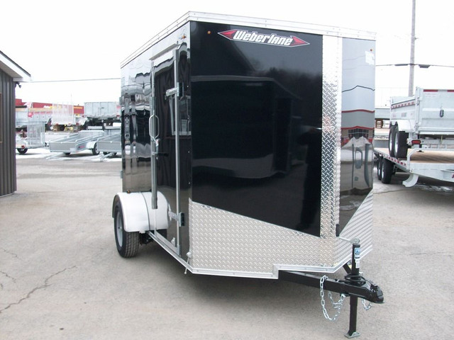  2024 Weberlane CARGO 6' X 10' V-NOSE 1 ESSIEUX RAMPE VTT MOTO T in Travel Trailers & Campers in Laval / North Shore