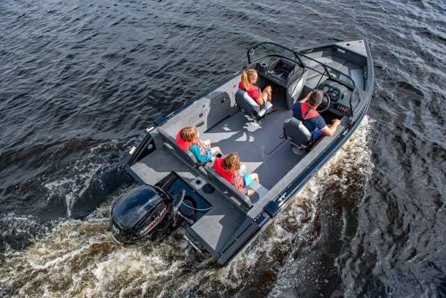 2023 Princecraft SPORT 172 MAX NOIR/ROUGE 115HP PRO XS a partir  in Powerboats & Motorboats in Val-d'Or - Image 3
