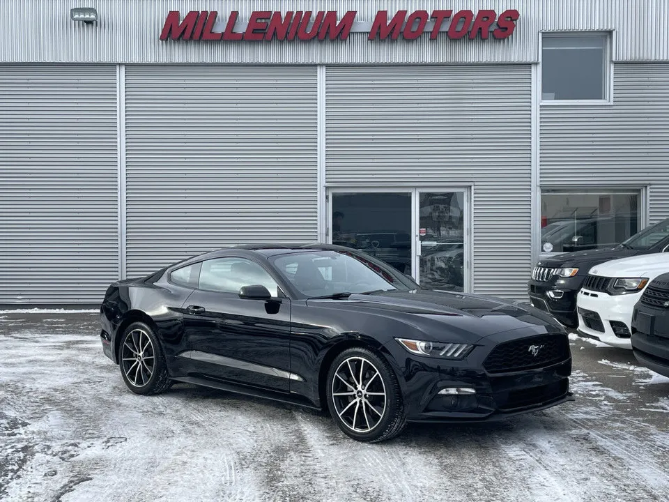 2017 Ford Mustang FASTBACK ECOBOOST 6-SPD/B.CAM/LOW KMS/FINANCIN