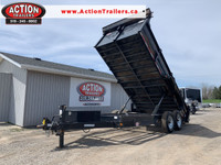 2021 QUALITY STEEL 7 TON DUMP 83"x16 WITH NEW TIRES!