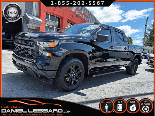 Chevrolet Silverado 1500 CUSTOM CREW CAB BTE 6,6 4 CYL TURBO 2,7 in Cars & Trucks in St-Georges-de-Beauce - Image 3