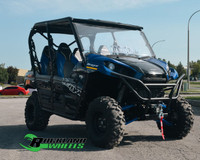 2023 Kawasaki TERYX4 with Winch, Roof, Front and Rear Windshield