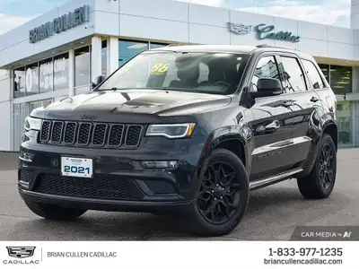 The 2021 Jeep Grand Cherokee Limited X 4x4 in stunning black with its robust 4x4 drivetrain assures...