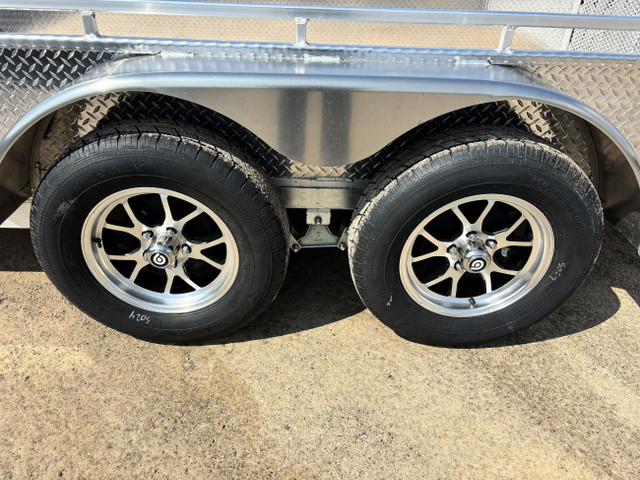 2025 Canadian Mennonite Built Tandem Axle Aluminum Utility Trail in Cargo & Utility Trailers in London - Image 3