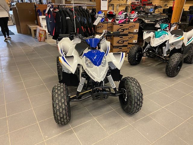 2025 Polaris Outlaw® 110 - Bright white /Polaris Blue in ATVs in Ottawa - Image 3