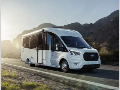 Leisure Travel Wonder Class B+ gas motorhome 24RTB highlights: Exterior Garage-Style Storage Rear Co...