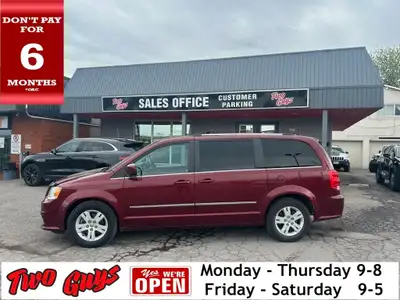 2017 Dodge Grand Caravan Crew Octane Red Pearlcoat *LEATHER WRAPPED STEERING WHEEL, *CLOTH SEATS WIT...