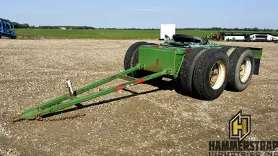 Custom Built Tandem Axle 5th Wheel Converter Dolly Trailer Tandem Axle Sliding 5th wheel Spring susp...