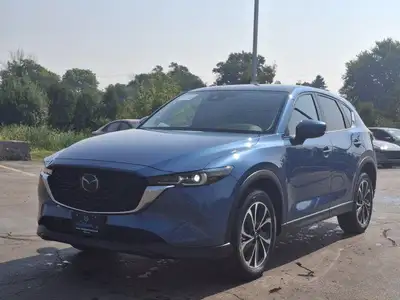 Check out this certified 2023 Mazda CX-5 GS AWD | Sunroof | Adaptive Cruise | Heated Wheel + Seats |...
