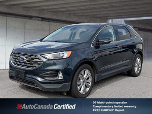 2023 Ford Edge Titanium | AWD | Heated Leather | Remote Start | Blind Spot | Apple CarPlay | Backup Cam