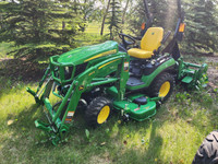 John Deere 1025R compact utility Tractor with 22 hours!