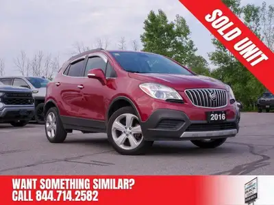 Compact, comfortable, and upscale for its class, the 2016 Buick Encore is a small SUV designed for t...