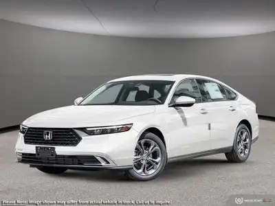 Dealer Demonstrator l Premium Paint ChargeThe 2023 Honda Accord EX is a midsize sedan that offers a...