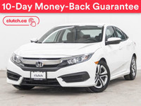 2016 Honda Civic Sedan LX w/ Apple CarPlay & Android Auto, A/C, 