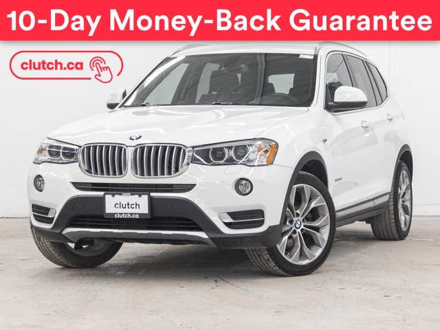 2017 BMW X3 xDrive28i AWD w/ Rearview Cam, Bluetooth, Dual Zone  in Cars & Trucks in Bedford