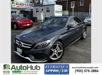 2016 Mercedes-Benz C-Class-C300 4MATIC-NAVIGATION-LEATHER-PANO. 
