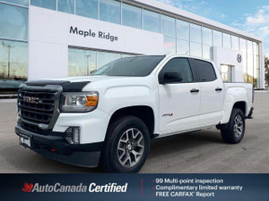 2021 GMC Canyon 4WD AT4 w/Cloth | Heated Seats | Apple CarPlay | Short Box | Leather Wheel | Cruise Control