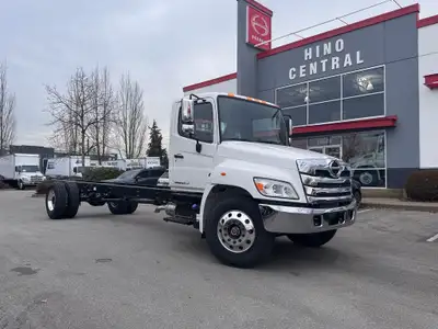 The HINO medium duty truck series, which includes the HINO L6, HINO L6 LP, HINO L7, and HINO L8 mode...