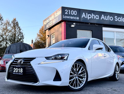 2018 Lexus IS IS 300 AWD |LUXURY PCKG|NAV|SUNROOF|BLIND SPOT|