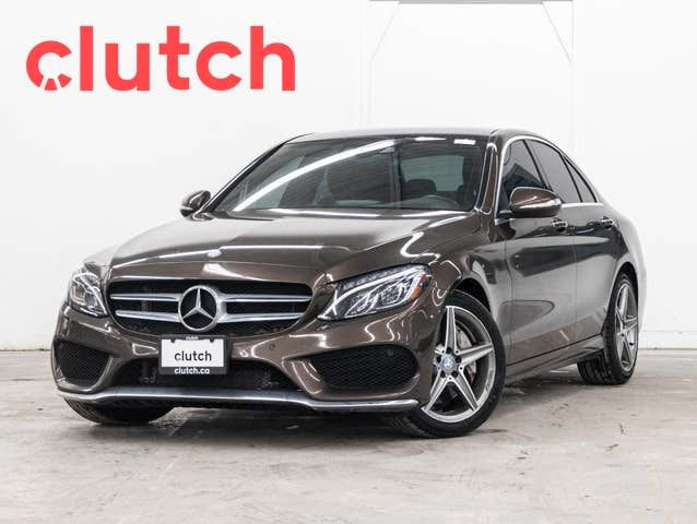 2015 Mercedes-Benz C-Class C 300 4Matic AWD w/ Rearview Cam, Blu in Cars & Trucks in City of Toronto