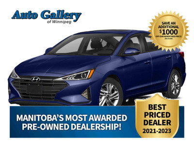  2020 Hyundai Elantra Preferred, SUNROOF, HTD SEATS/WHEEL, CARPL