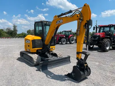 2023 JCB 50Z-1 MINI EXCAVATOR STOCK# A052484 48.3 HP DIESEL 11089 POUNDS OPERATING WEIGHT 11 FEET 11...