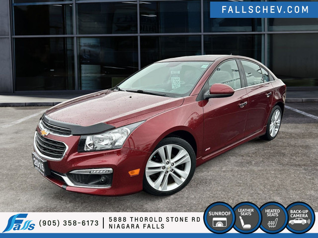 2015 Chevrolet Cruze 2LT LEATHER,SUNROOF,REARCAM,R.START in Cars & Trucks in St. Catharines