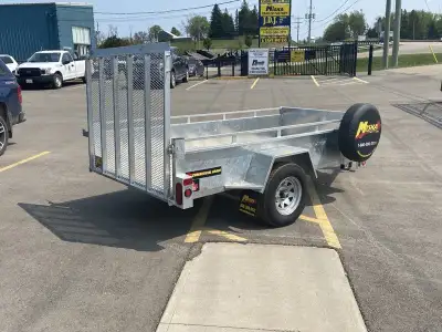 Miska Galvanized 5'x10' Utility Trailer - Made in Canada Ready to Roll, starting at just $3,810.00 P...
