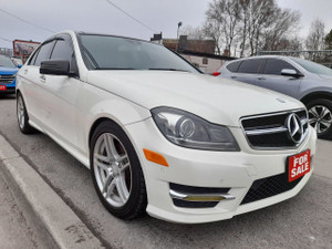 2014 Mercedes-Benz C-Class C 350- awd-Bk cam-Leather-Panoroof-navi-alloys