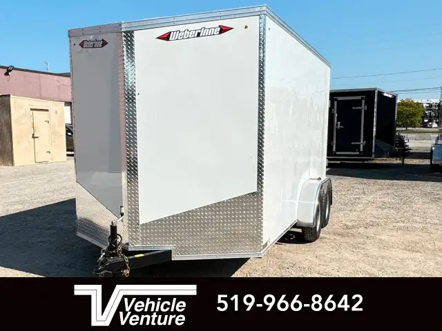 2025 WEBERLANE 7X14 CONTRACTOR  12" EX HT RAMP WHITE $38/WK OAC in Cargo & Utility Trailers in Oakville / Halton Region - Image 3