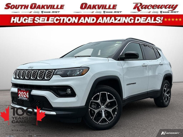 2024 Jeep Compass LIMITED | CARPLAY | LOW KMS | CLEAN CARFAX | in Cars & Trucks in Oakville / Halton Region