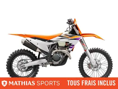 Concessionnaire des véhicules neufs et d'occasion. Motocross KTM 350 XC-F 2024 Mathias Sports est le...